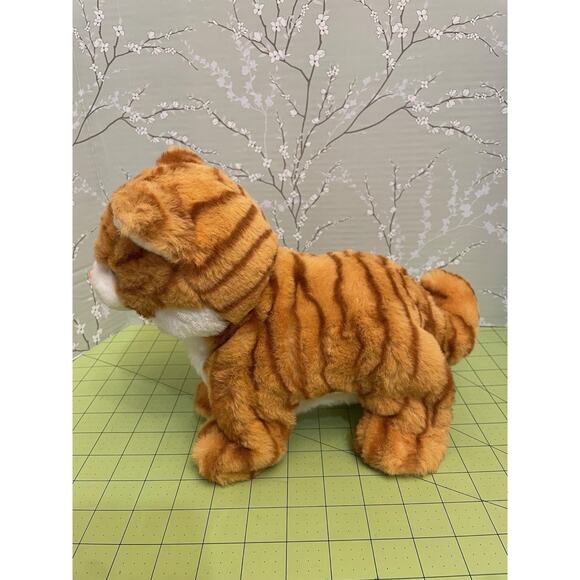 Smalody Interactive Orange Tabby Kitten Cat Plush Sound Walking Stuffed Animal - Picture 2 of 6